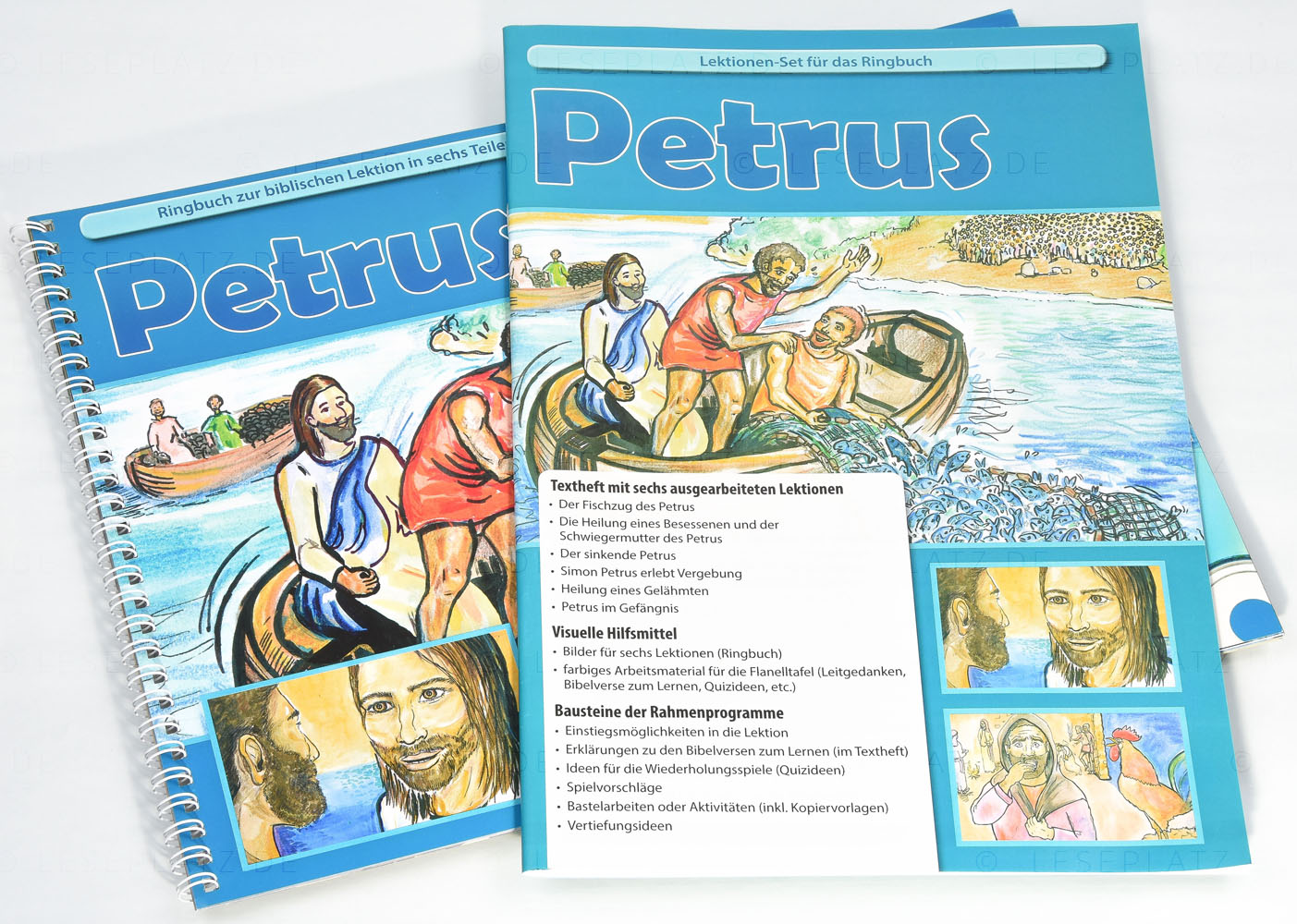 Petrus - Textheft + Ringbuch mit 32 Bildern