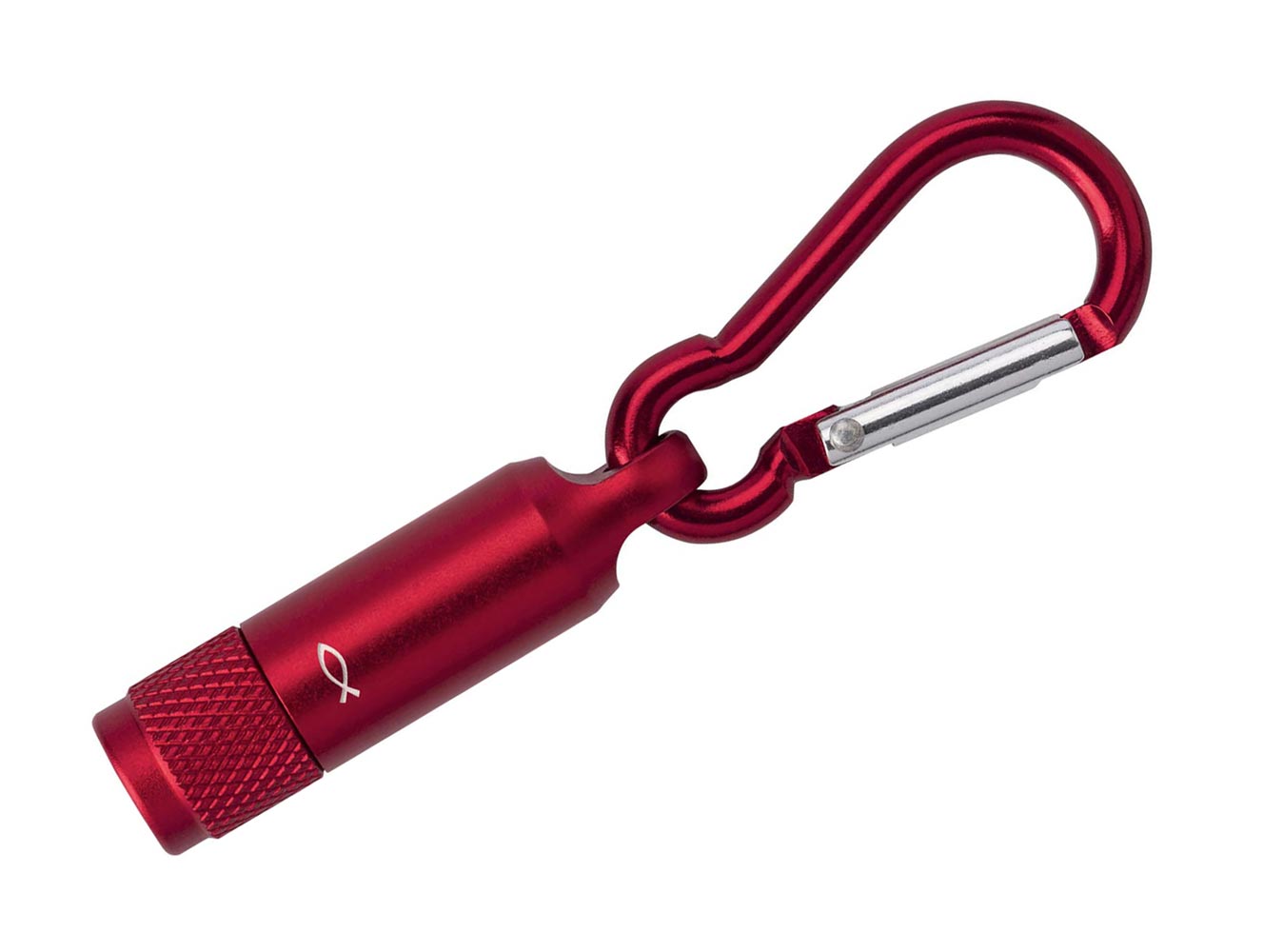 Taschenlampe mit Karabiner - Rot Taschenlampe mit Karabiner - Rot