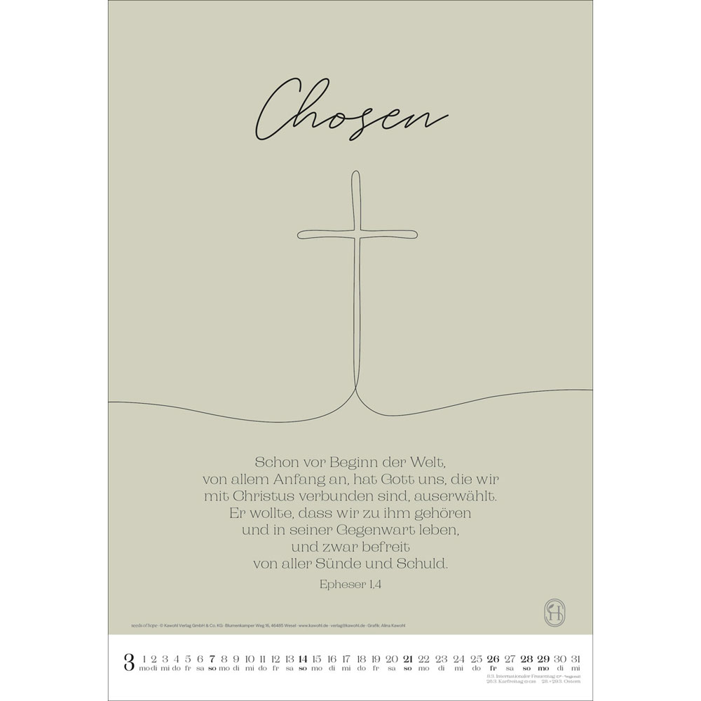 Wonderfully created 2027 - Wandkalender