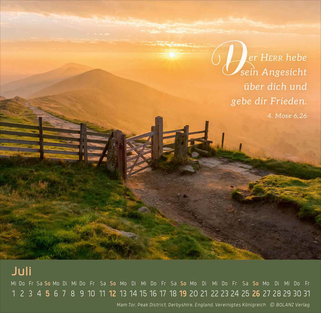 Weg - Licht - Leben 2026 - Tischkalender