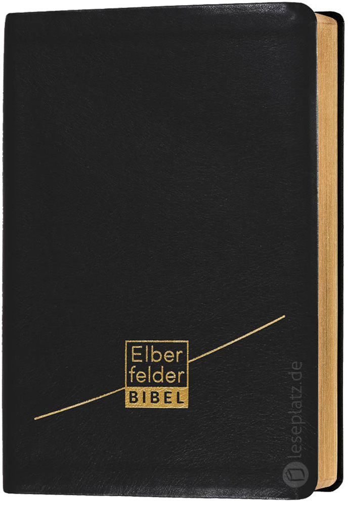 Elberfelder Bibel 2006 Standardausgabe - Leder schwarz mit Goldschnitt