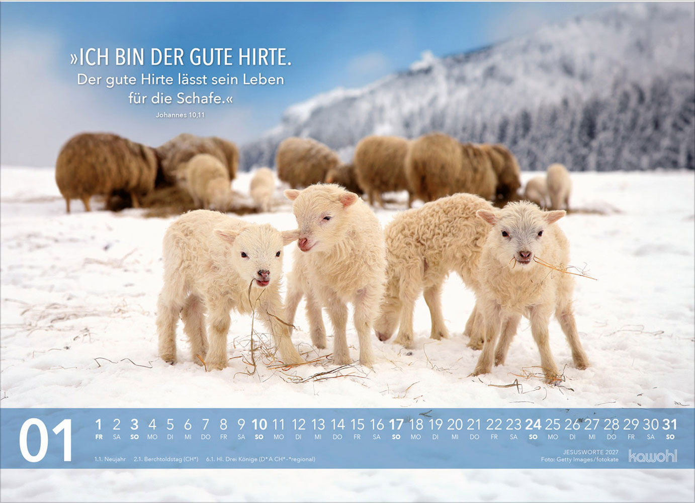 Jesus Worte 2027 - Wandkalender