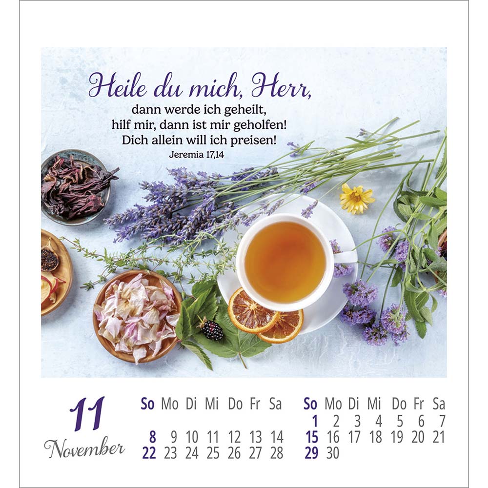 Lieblingsworte umgeben dich 2026 - Aufkleber-Kalender