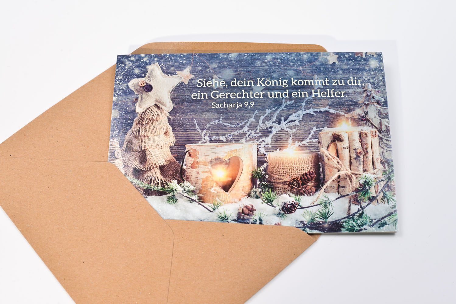 Faltkarte "Siehe, dein König kommt"