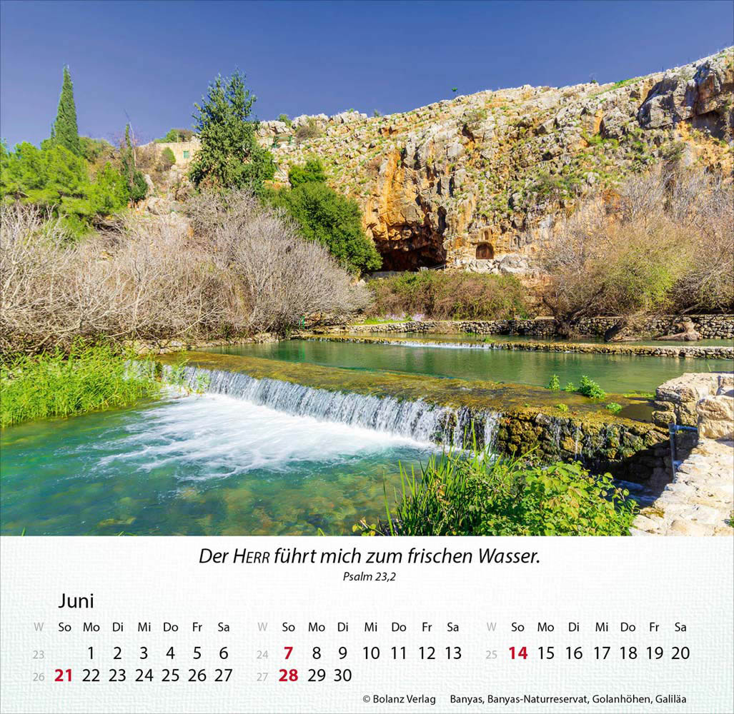Israel Shalom 2026 - Tischkalender