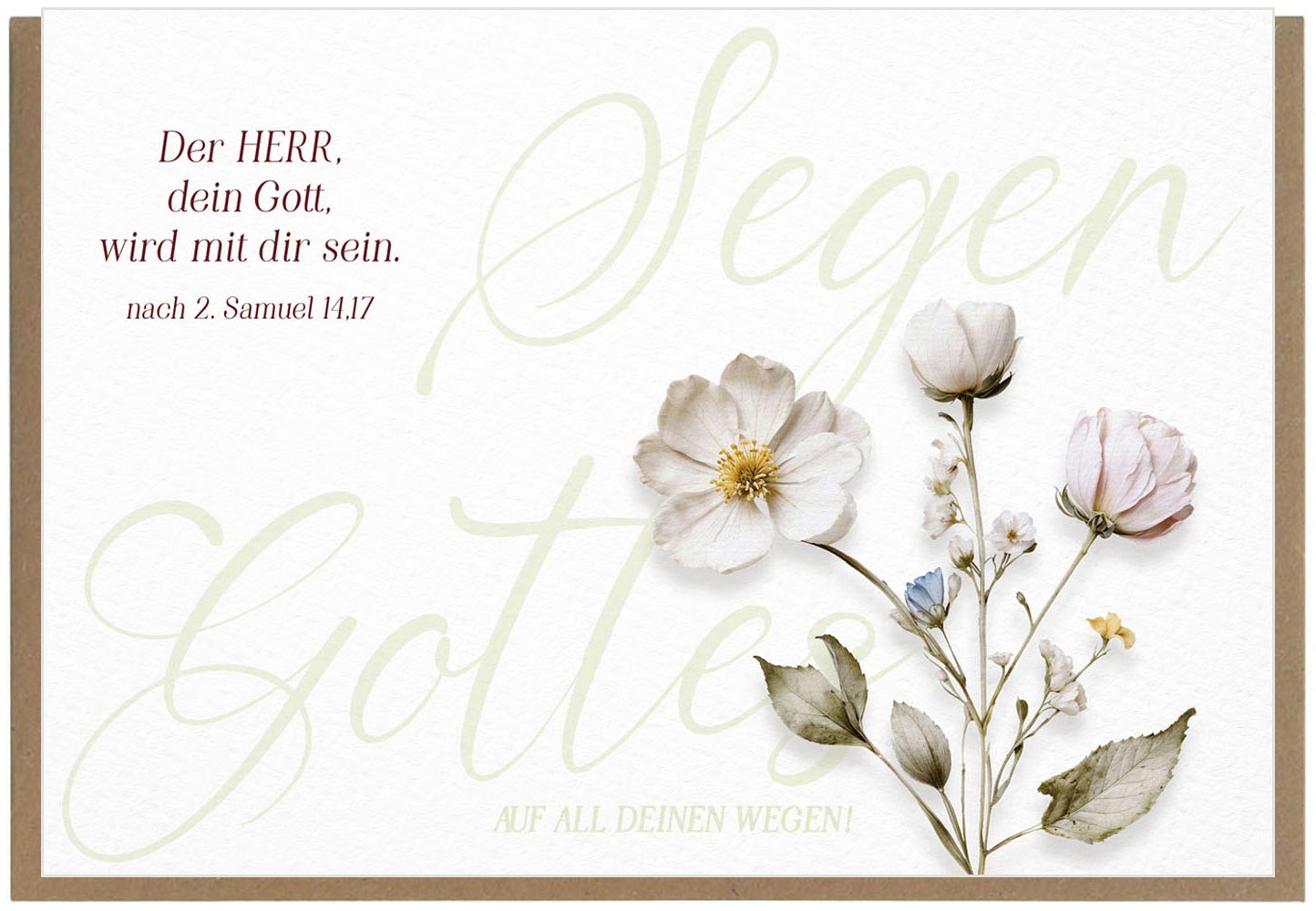 Faltkarte "Gottes Segen"