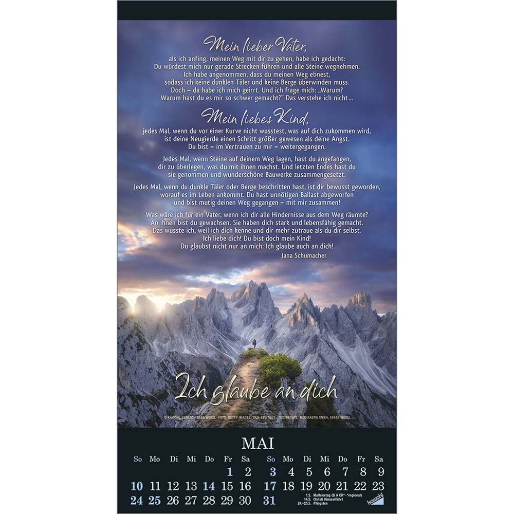 Die Wunder deiner Werke 2026 - Wandkalender