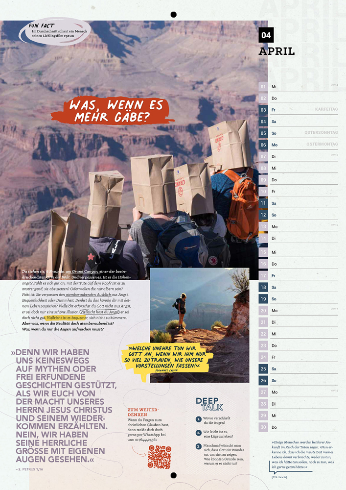 STEPS Quest - Kalender 2026 STEPS Quest - Kalender 2026