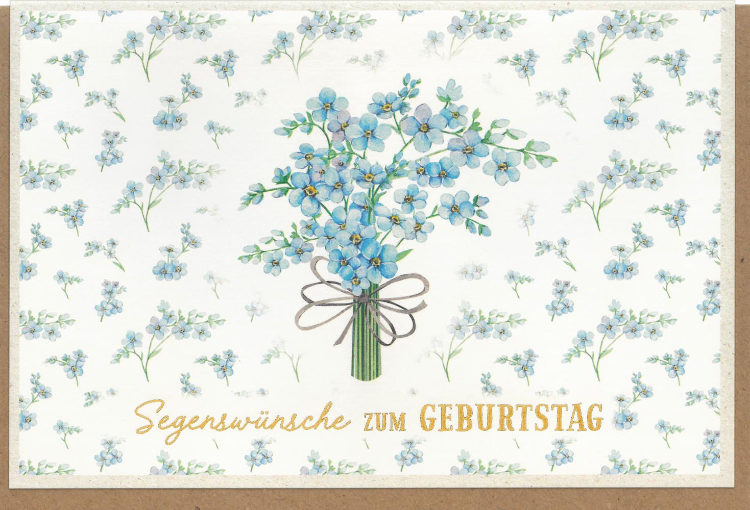 Faltkarte "Segenswünsche zum Geburtstag"