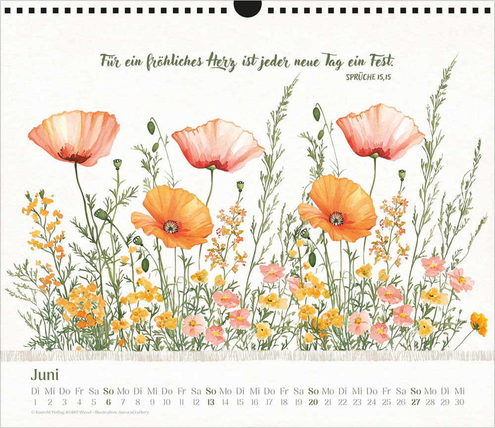 Freude im Herzen 2027 - Wandkalender