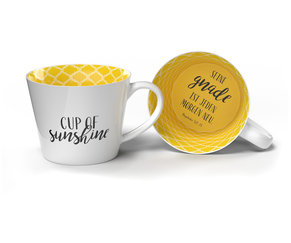 Tasse - Cup of Sunshine - gelb