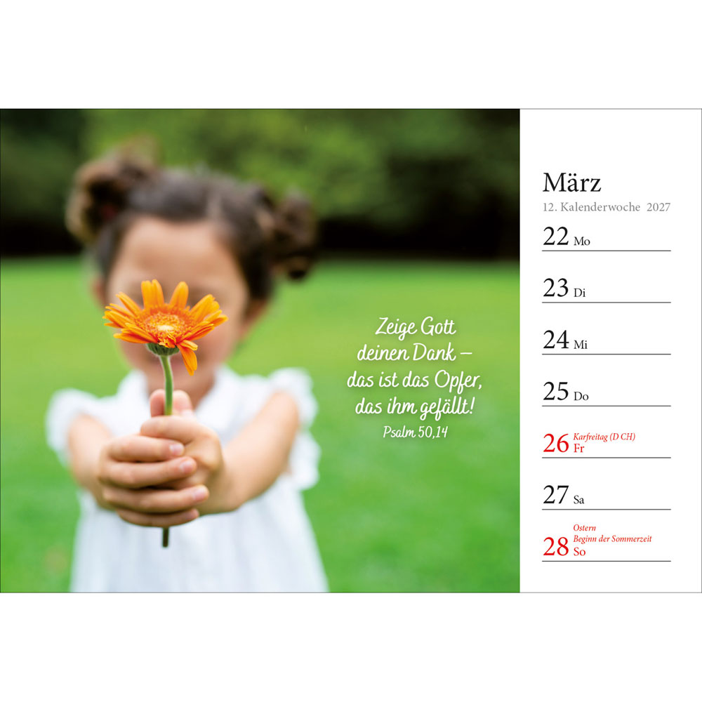 In deine Hand stell ich den Tag 2027