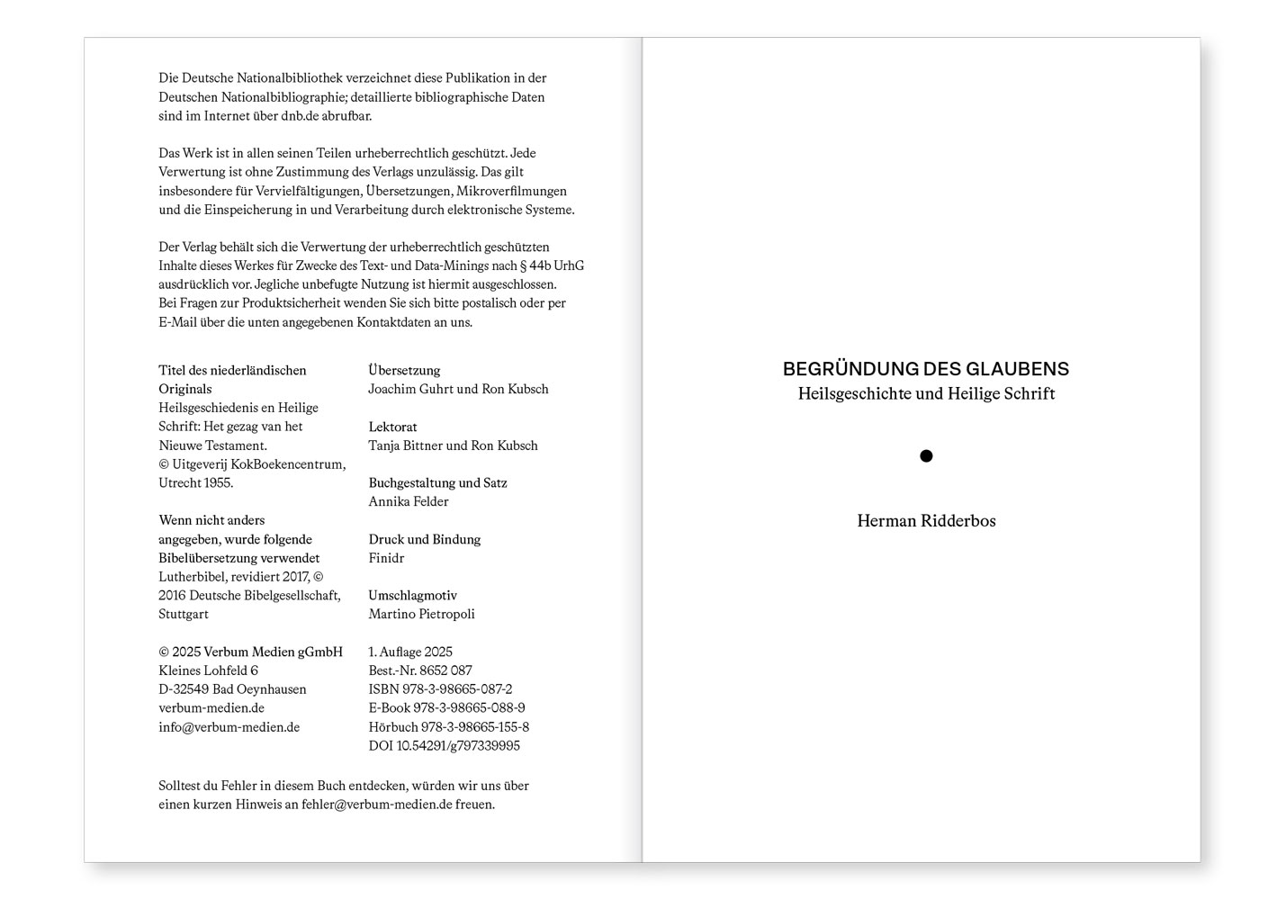 Begründung des Glaubens
