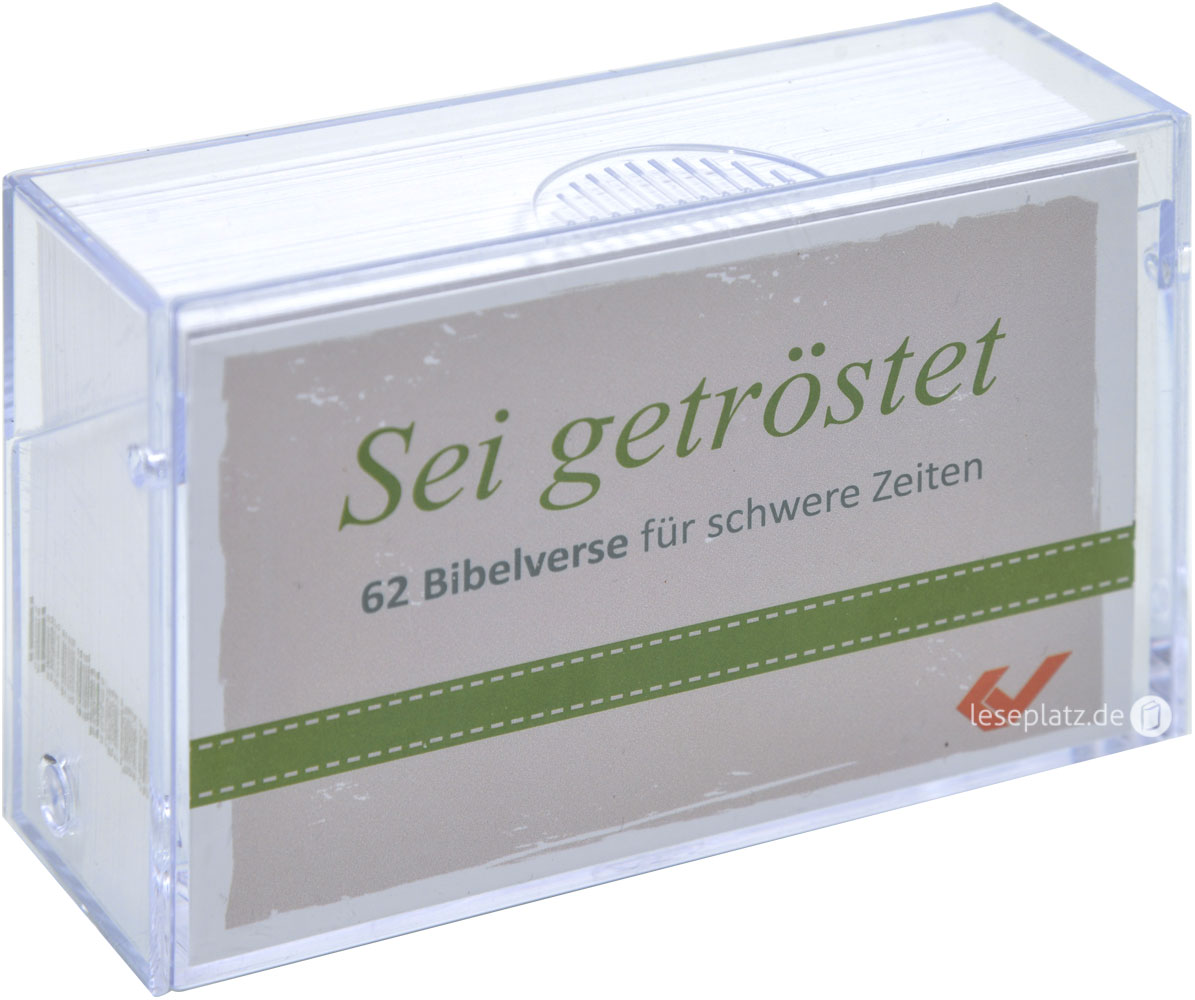 Sei getröstet - Bibelverse-Box