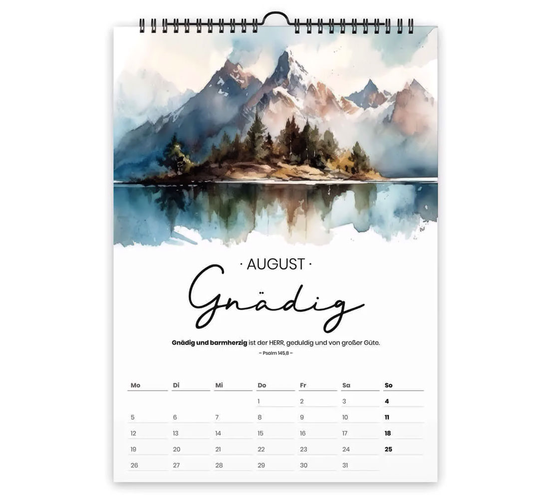 Gottes Wesen - Wandkalender 2027