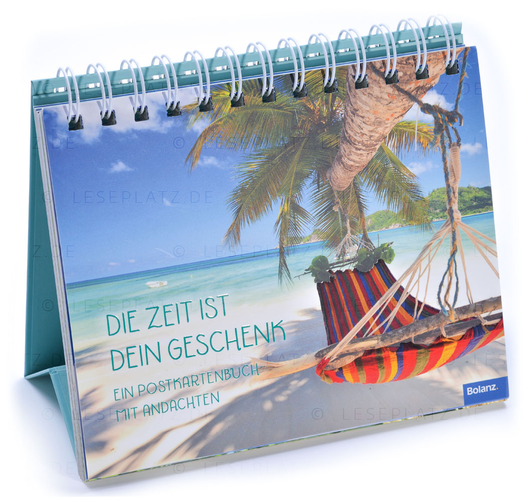 17950101957974838efe52 Die Zeit ist dein Geschenk - Spiral-Aufstellbuch