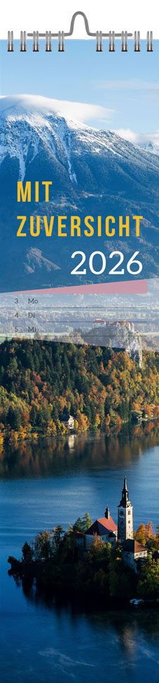 Mit Zuversicht 2026 - Streifenkalender