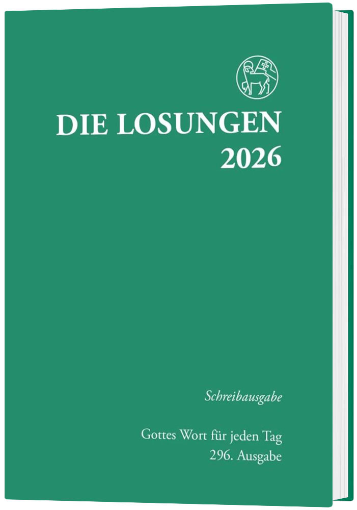 Losungen 2026 grün - Schreibausgabe