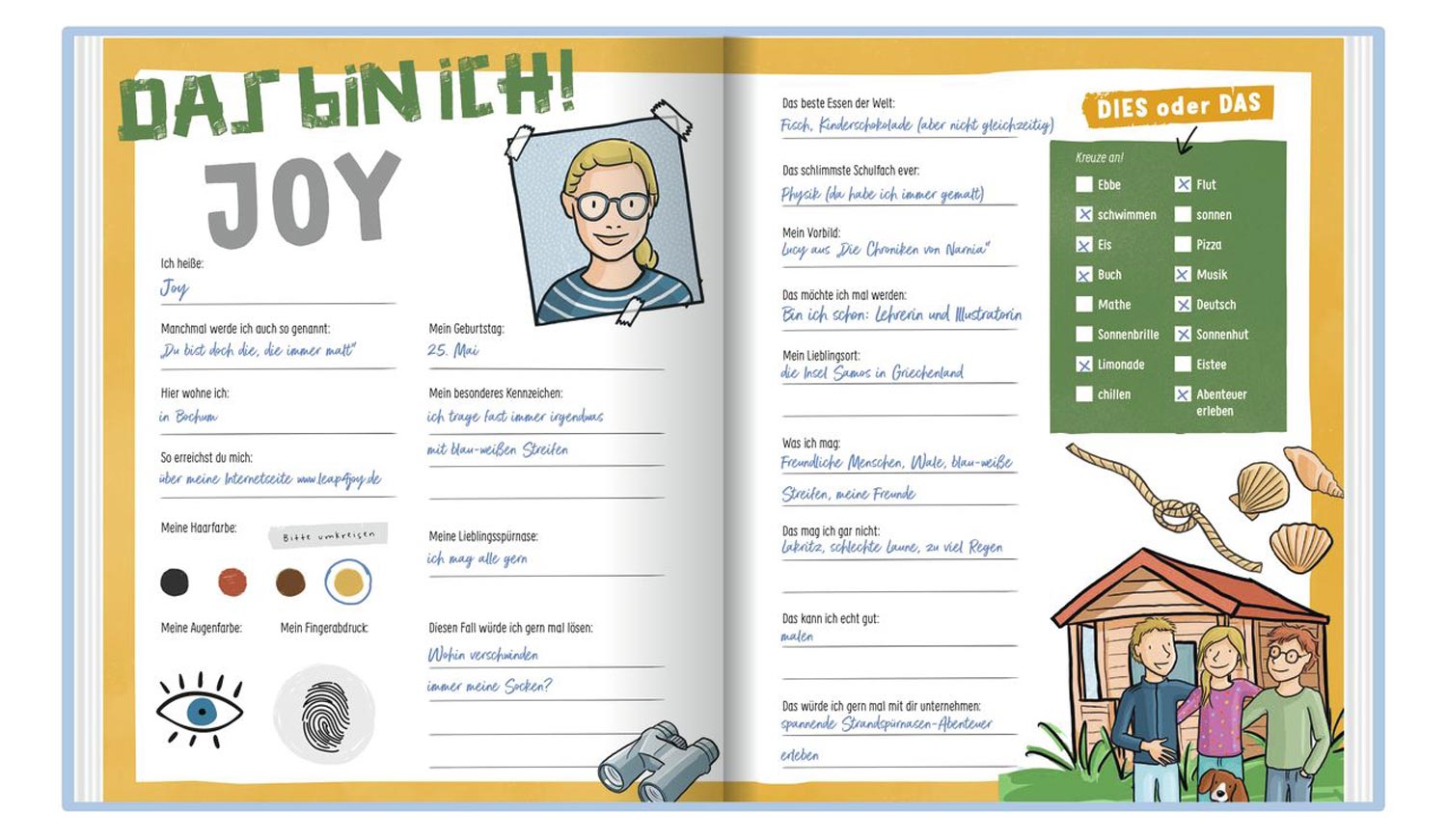 Die Strandspürnasen - Mein Freundschaftsbuch