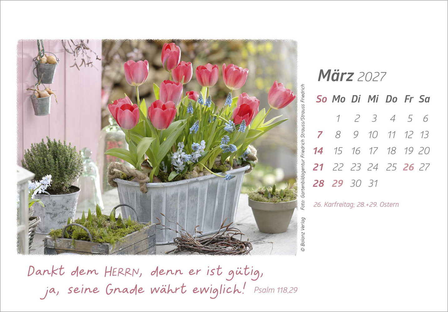 Die Güte Gottes preisen 2027 - Aufstellkalender