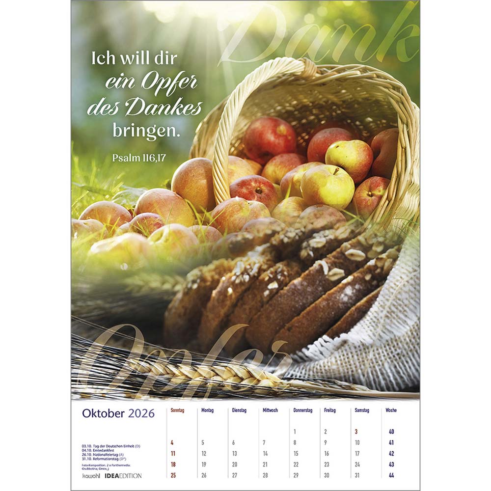 Auf seinem Weg 2026 - Wandkalender