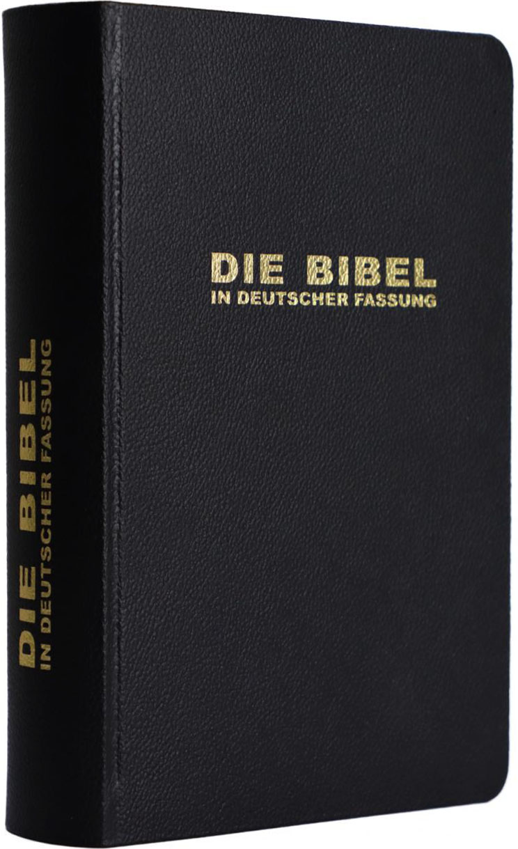 Die Bibel in deutscher Fassung - Standardausgabe / Rindspaltleder / Goldschnitt