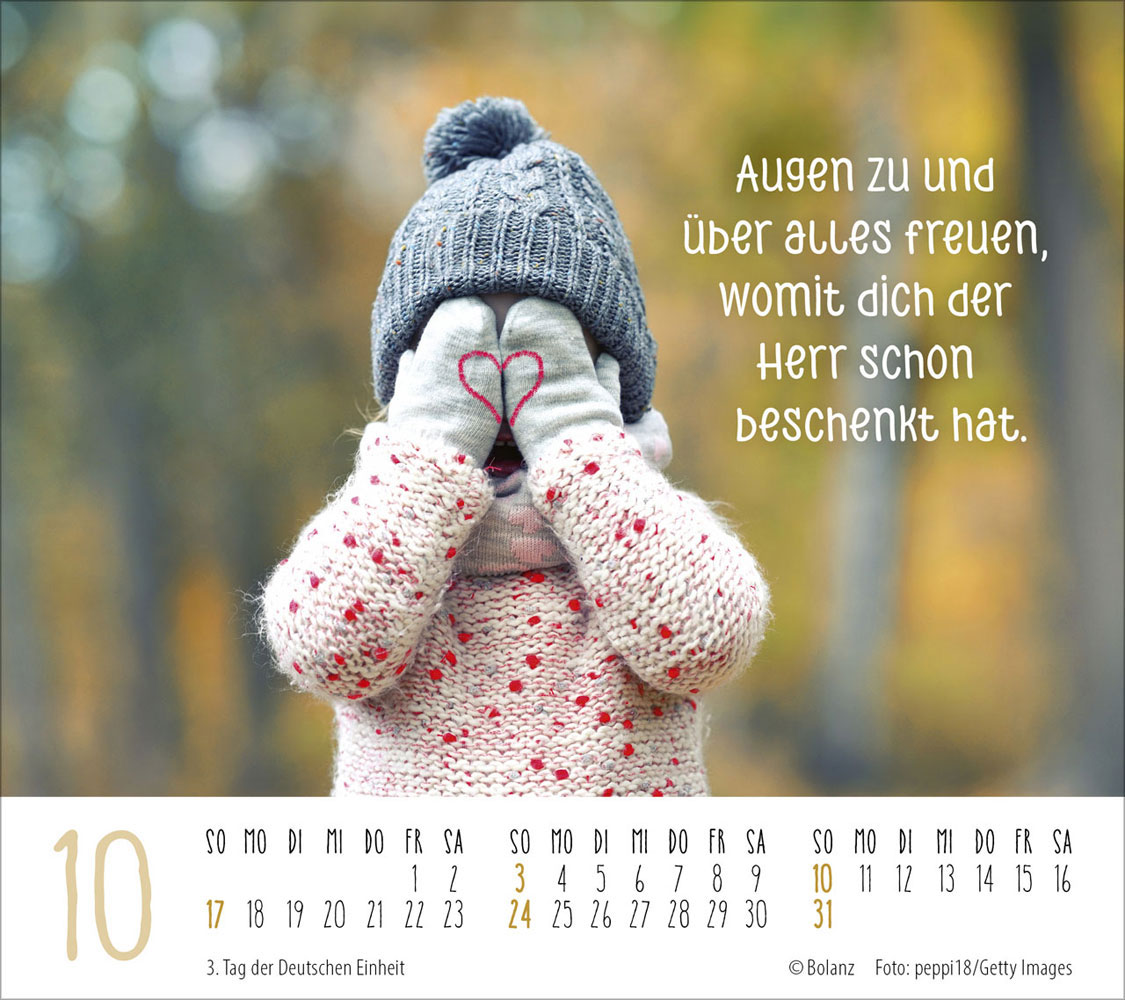 Gute Wünsche für dich 2027 - Tischkalender
