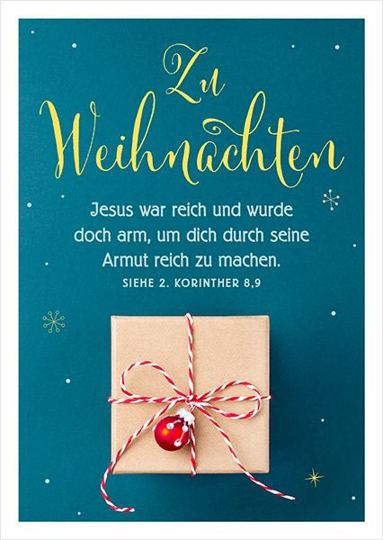 8989546W Postkarte "Geschenk"