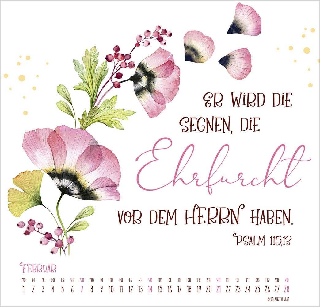 Gesegnet Tag für Tag 2027 - Wandkalender