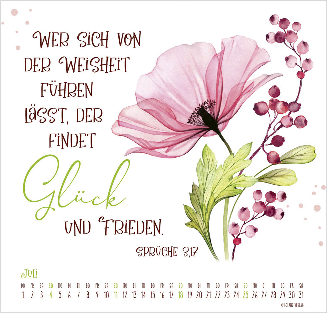 Gesegnet Tag für Tag 2027 - Wandkalender