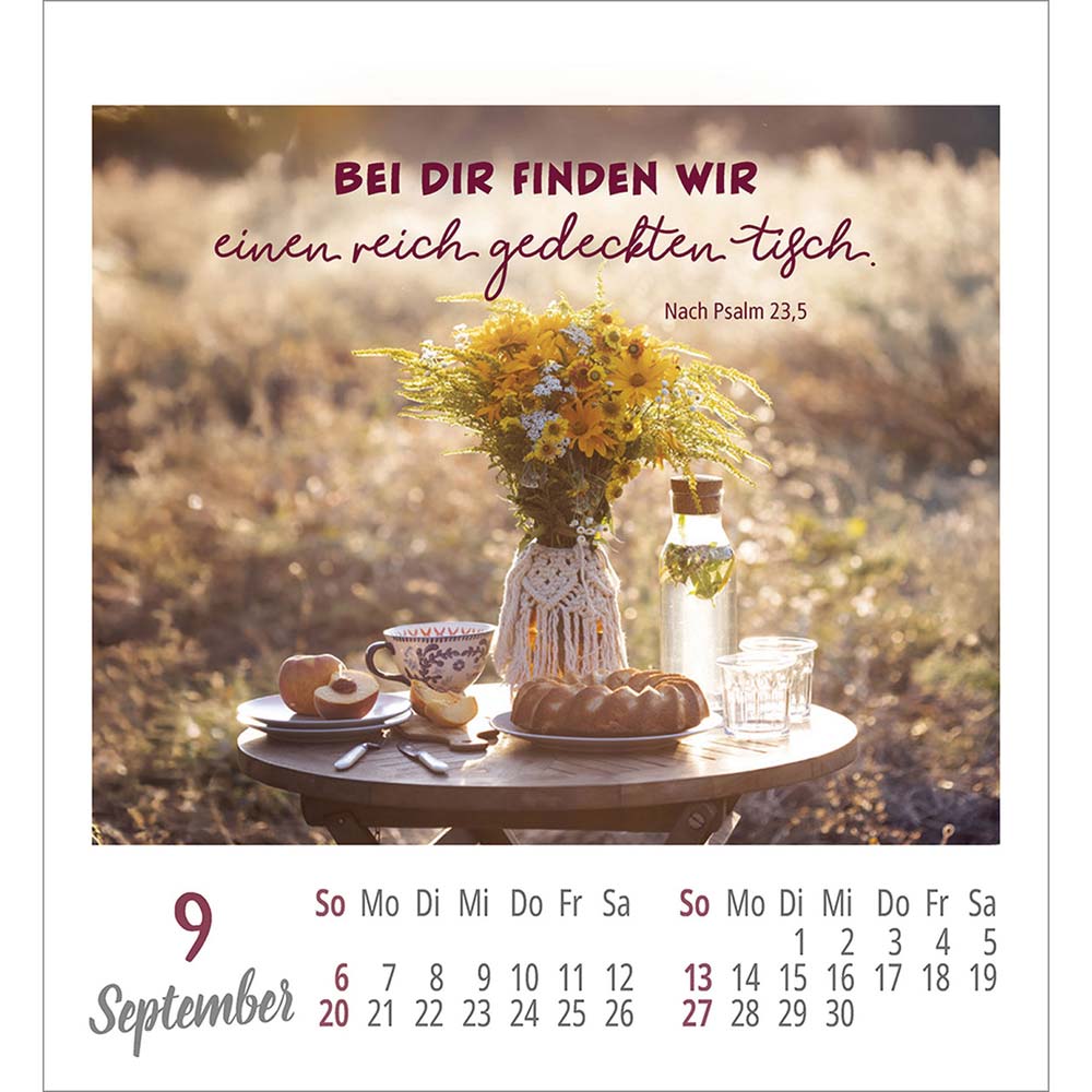 Frei sein & leben 2026 - Aufkleber-Kalender