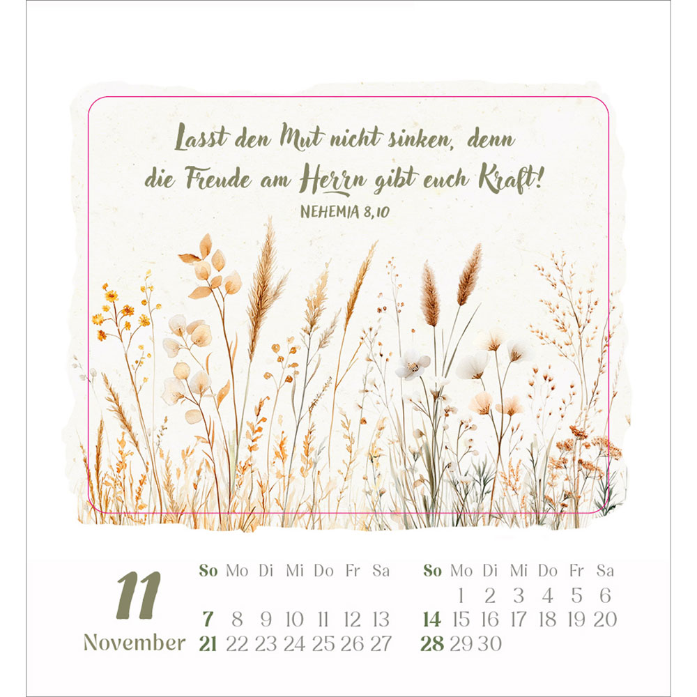Kleine Freude im Herzen 2027 - Aufkleber-Kalender