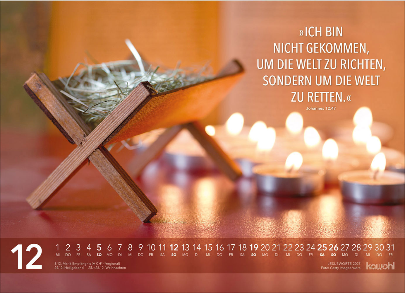Jesus Worte 2027 - Wandkalender