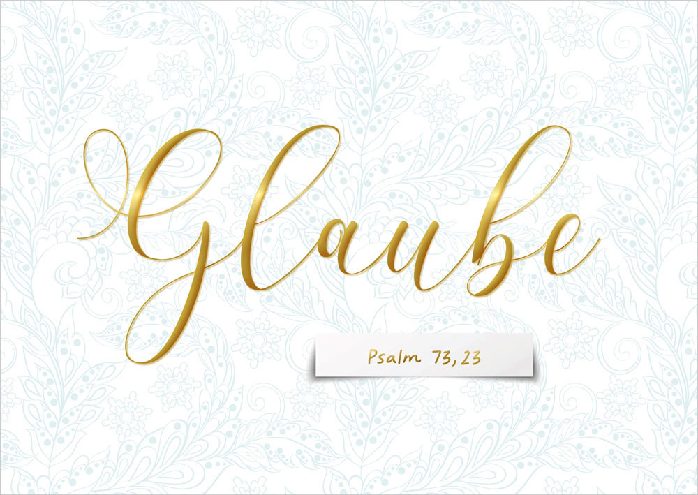 179731992 Postkarte "Glaube"