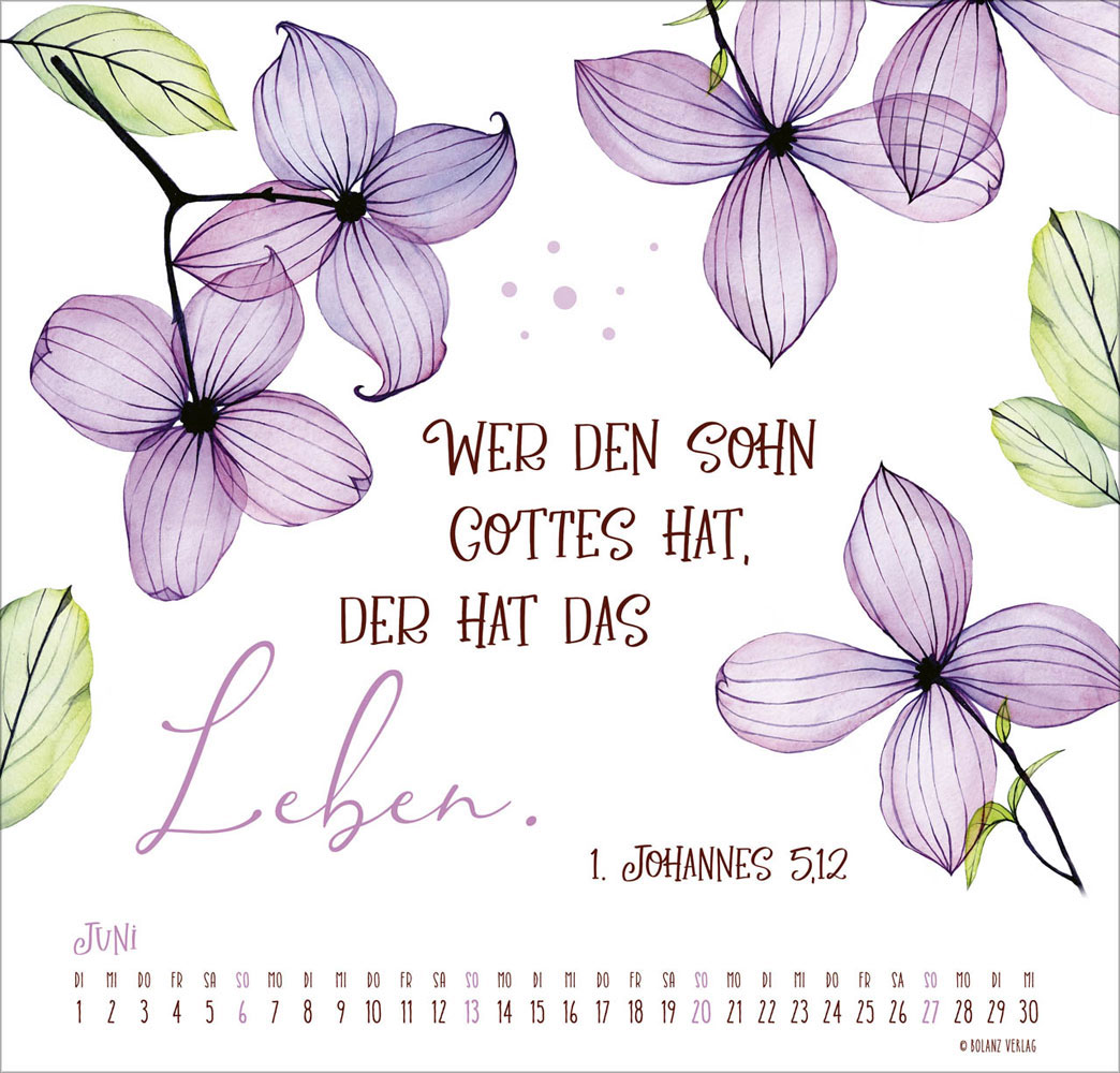 Gesegnet Tag für Tag 2027 - Wandkalender