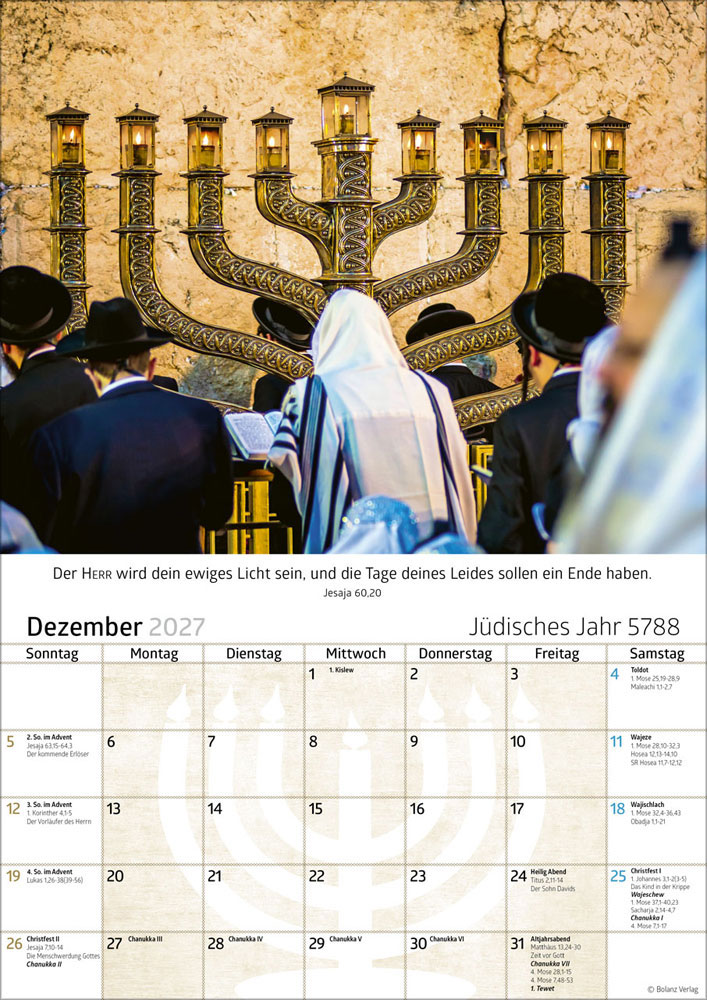 Israel 2027 - Posterkalender