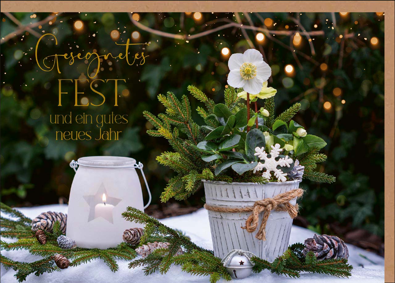 Faltkarte "Gesegnetes Fest"