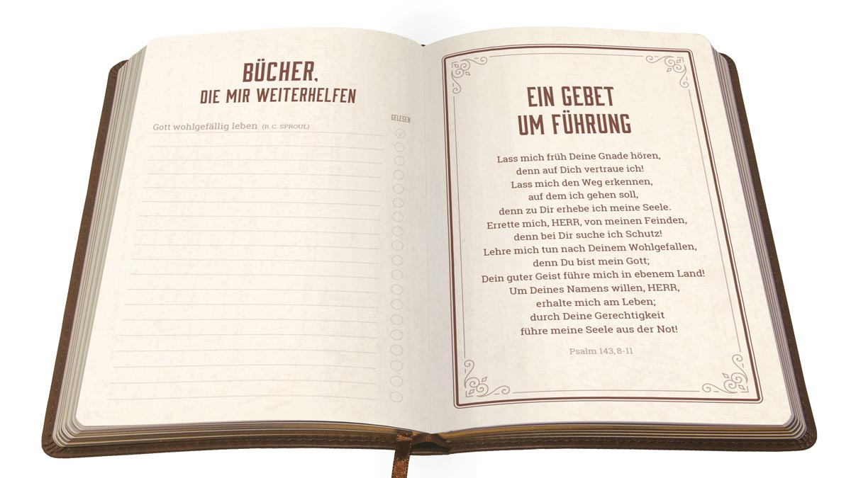 Notizbuch "Aus Gnade errettet"