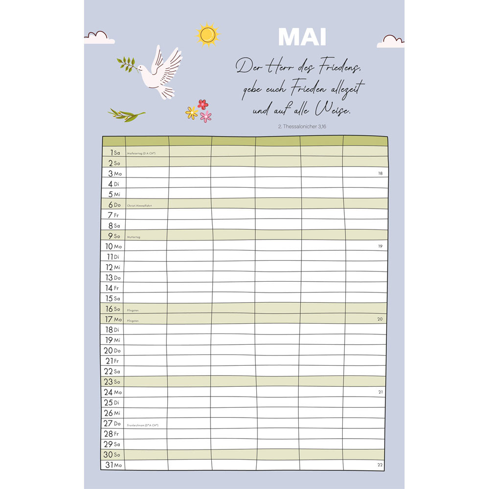 Familienplaner 2027 - Terminkalender