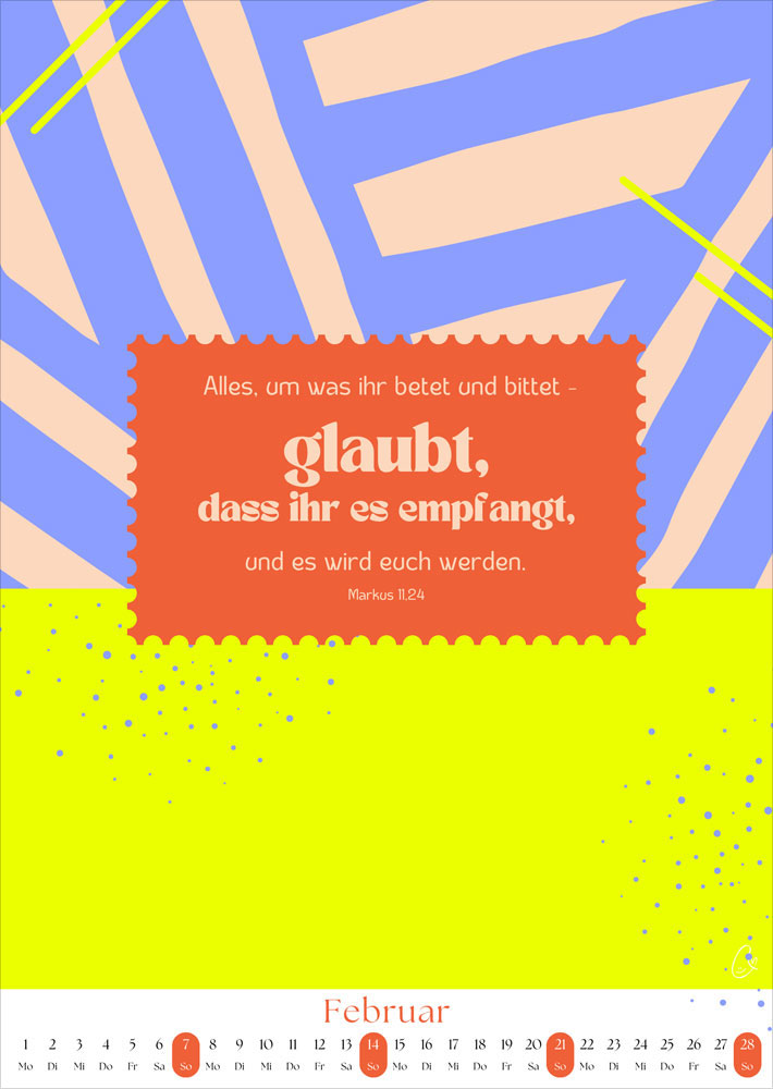 Gottes Wort im Alltag 2027 - Posterkalender