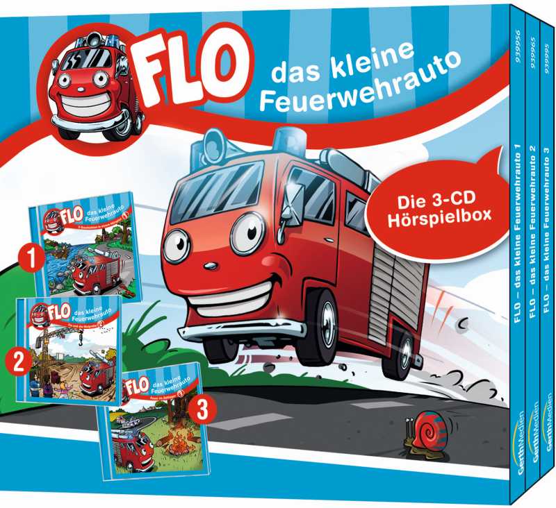 Flo, das kleine Feuerwehrauto - CD-Box 1 (Folgen 1-3)