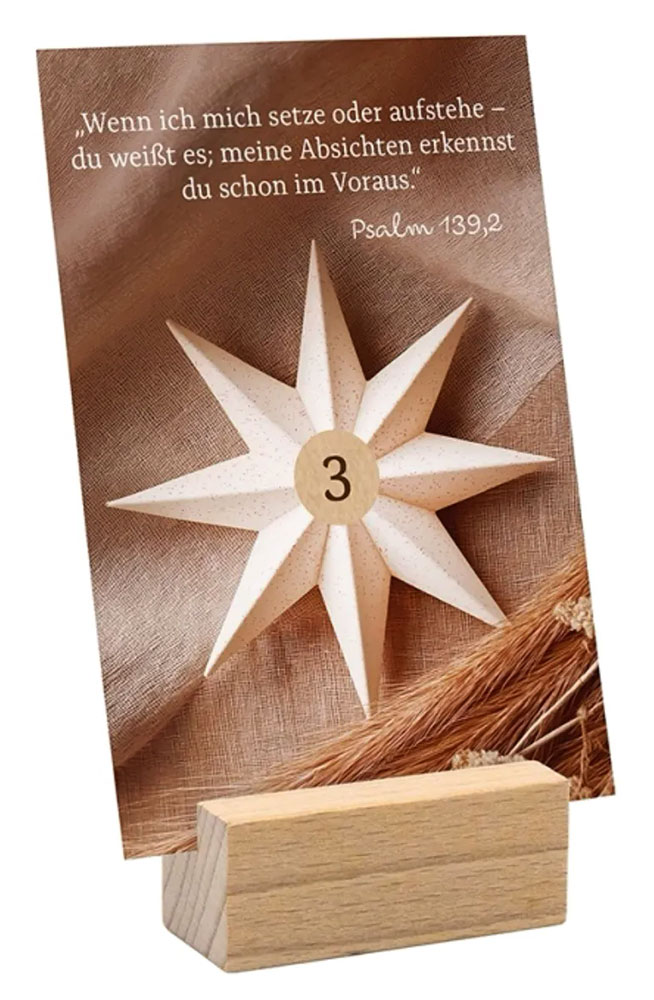 24 Herzenswege zur Krippe mit Psalm 139 - Adventskalender