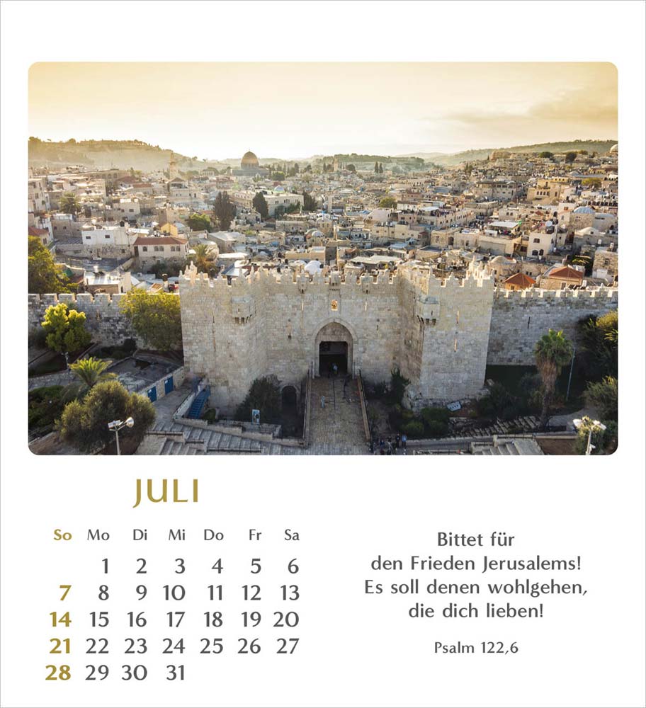 Geliebtes Israel 2024 - Verteilkalender Geliebtes Israel 2024 - Verteilkalender