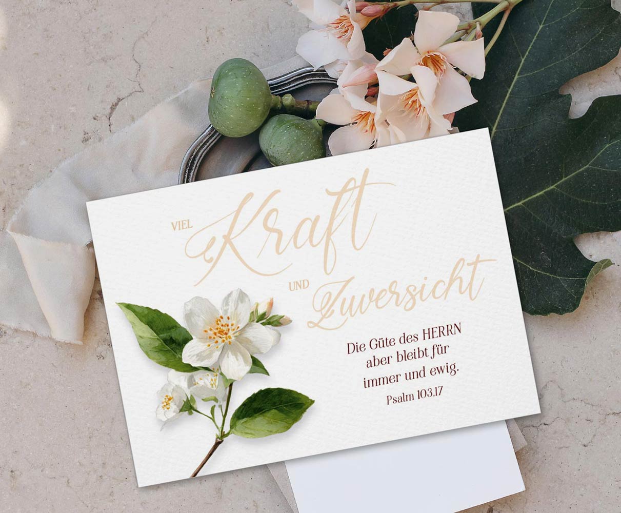 Postkarte "Kraft und Zuversicht"