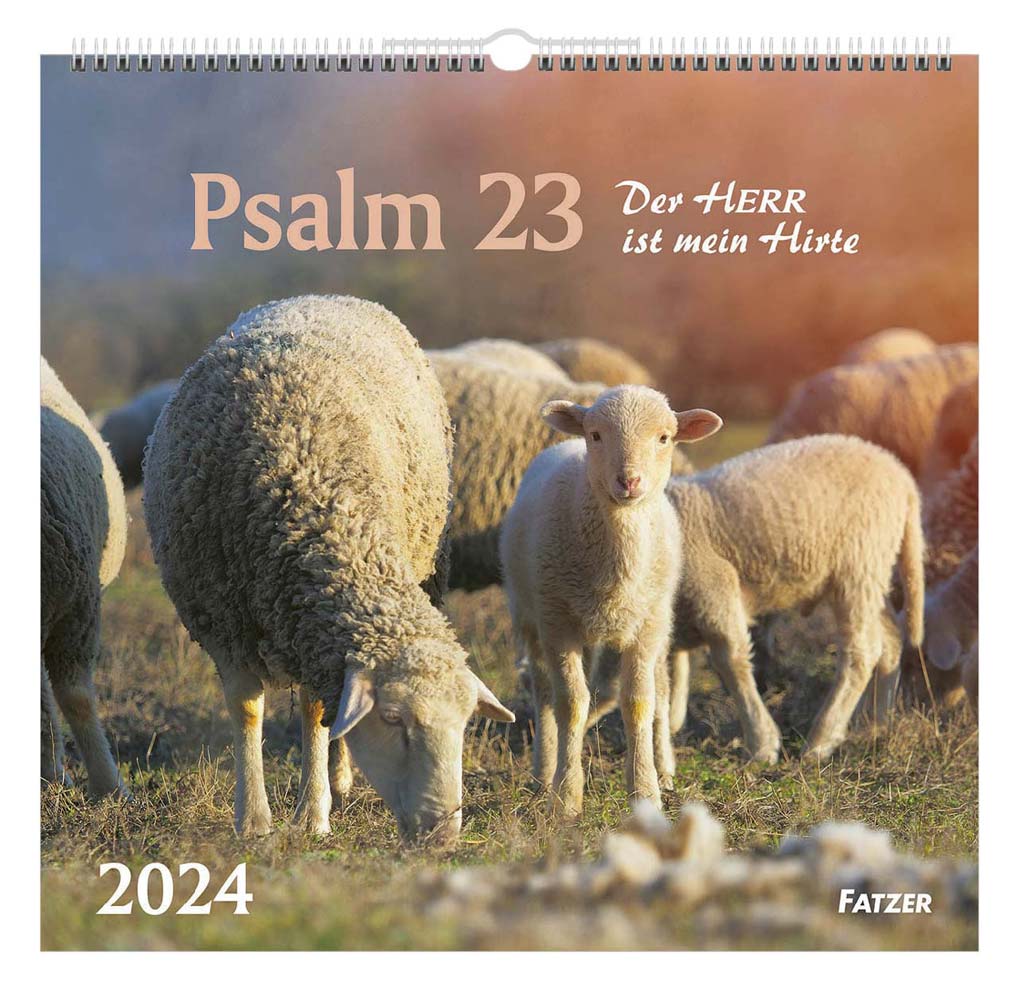 Psalm 23 - Wandkalender 2024