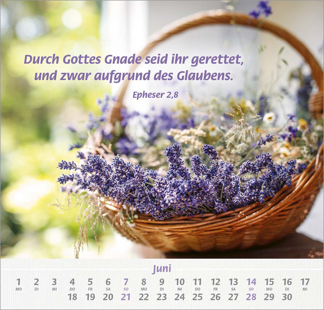 Denn du bist bei mir 2026 - Grossdruck-Kalender