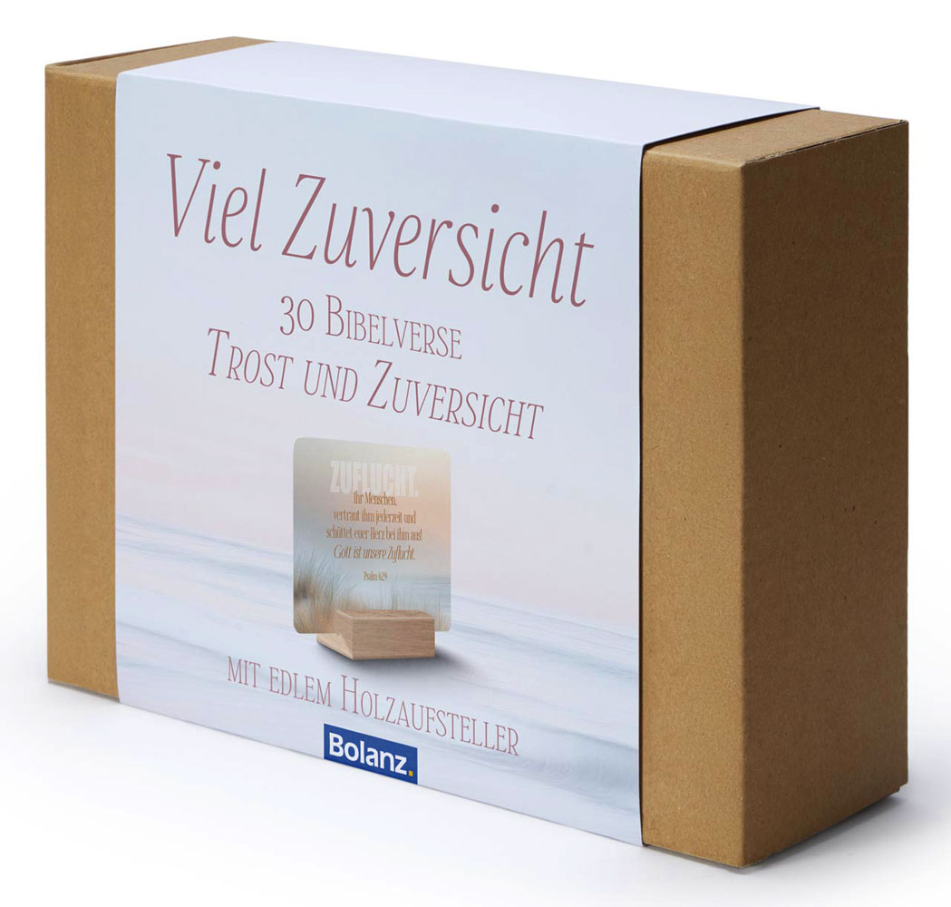 Minikarten-Box "Viel Zuversicht"