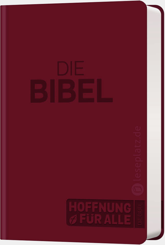 Hoffnung für alle - Großdruck - Softcover rot