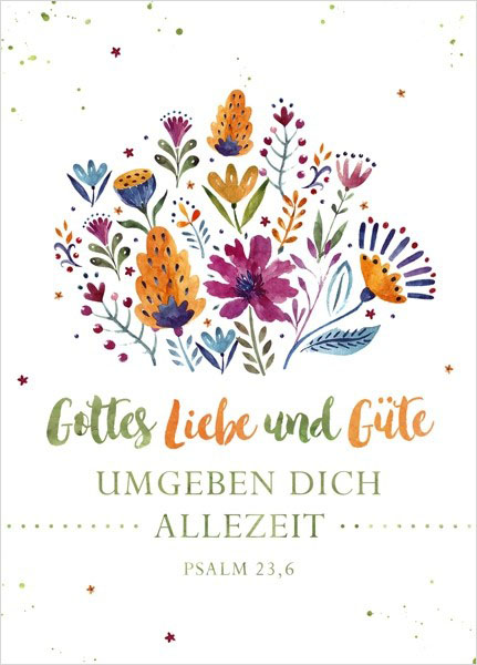 15-7179 Postkarte "Big Blessing - Gottes Liebe und Güte"