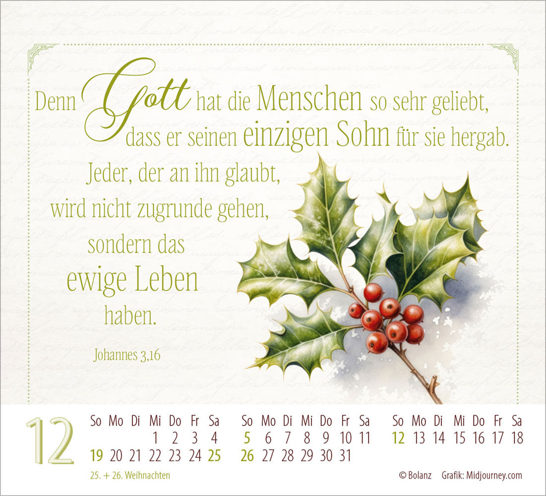 Poesie guter Worte 2027 - Minikalender